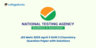JEE Main 2025 April 3 Shift 2 Chemistry Question Paper, Exam Analysis, and Answer Keys (Available)